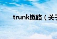 trunk链路（关于trunk链路的介绍）