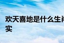 欢天喜地是什么生肖打一动物生肖经典解答落实