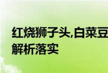 红烧狮子头,白菜豆腐汤打一个生肖动物,答案解析落实