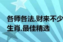 各师各法,财来不少,抢人饭碗不必要是指什么生肖,最佳精选