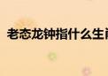 老态龙钟指什么生肖数字精选最佳资料落实