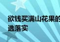 欲钱买满山花果的动物指是什么生肖,词语精选落实