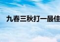 九春三秋打一最佳准确生肖,成语解释落实