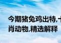 今期猪兔鸡出特,十山八里出真人打一最佳生肖动物,精选解释