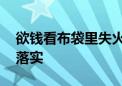 欲钱看布袋里失火猜一个生肖动物,成语分析落实