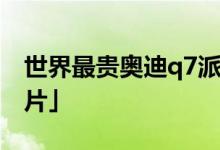 世界最贵奥迪q7派克峰 「派克汽车价格及图片」