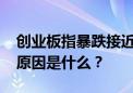 创业板指暴跌接近4.5%，你怎么看？暴跌的原因是什么？