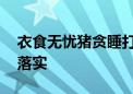 衣食无忧猪贪睡打一生肖动物,成语释义解释落实