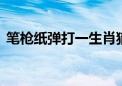 笔枪纸弹打一生肖猜一个动物.最新解释落实