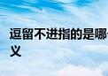 逗留不进指的是哪个生肖最佳标准成语落实释义