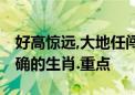 好高惊远,大地任闯,只怕高处不胜寒打一个正确的生肖.重点