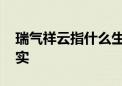 瑞气祥云指什么生肖猜一个动物,答案解释落实