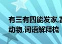 有三有四能发家,富贵得来龙凤配是什么生肖动物,词语解释梳