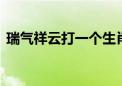 瑞气祥云打一个生肖动物,释义词语落实解释