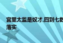 宫里太监是奴才,四到七数点璇玑猜一个生肖动物,成语分析落实