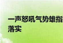 一声怒吼气势雄指是什么生肖,成语释义解释落实