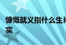 慷慨就义指什么生肖打一动物生肖揭秘解析落实