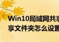 Win10局域网共享文件夹（win10局域网共享文件夹怎么设置）