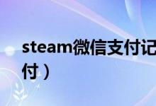 steam微信支付记录怎么找（steam微信支付）