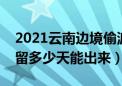 2021云南边境偷渡最新处罚（偷渡被刑事拘留多少天能出来）