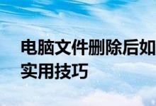 电脑文件删除后如何恢复？——详细步骤与实用技巧