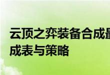 云顶之弈装备合成最新指南：全面解析装备合成表与策略