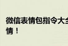 微信表情包指令大全：教你玩转各种有趣的表情！