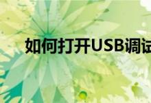 如何打开USB调试模式？详细步骤解析