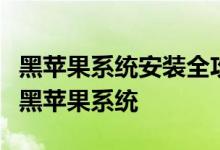 黑苹果系统安装全攻略：一步步教你如何安装黑苹果系统