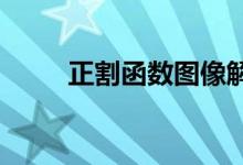 正割函数图像解析及其可视化表示