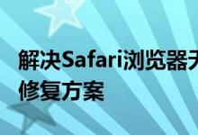 解决Safari浏览器无法打开问题：故障排除与修复方案