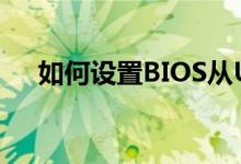 如何设置BIOS从U盘启动：一步步详解